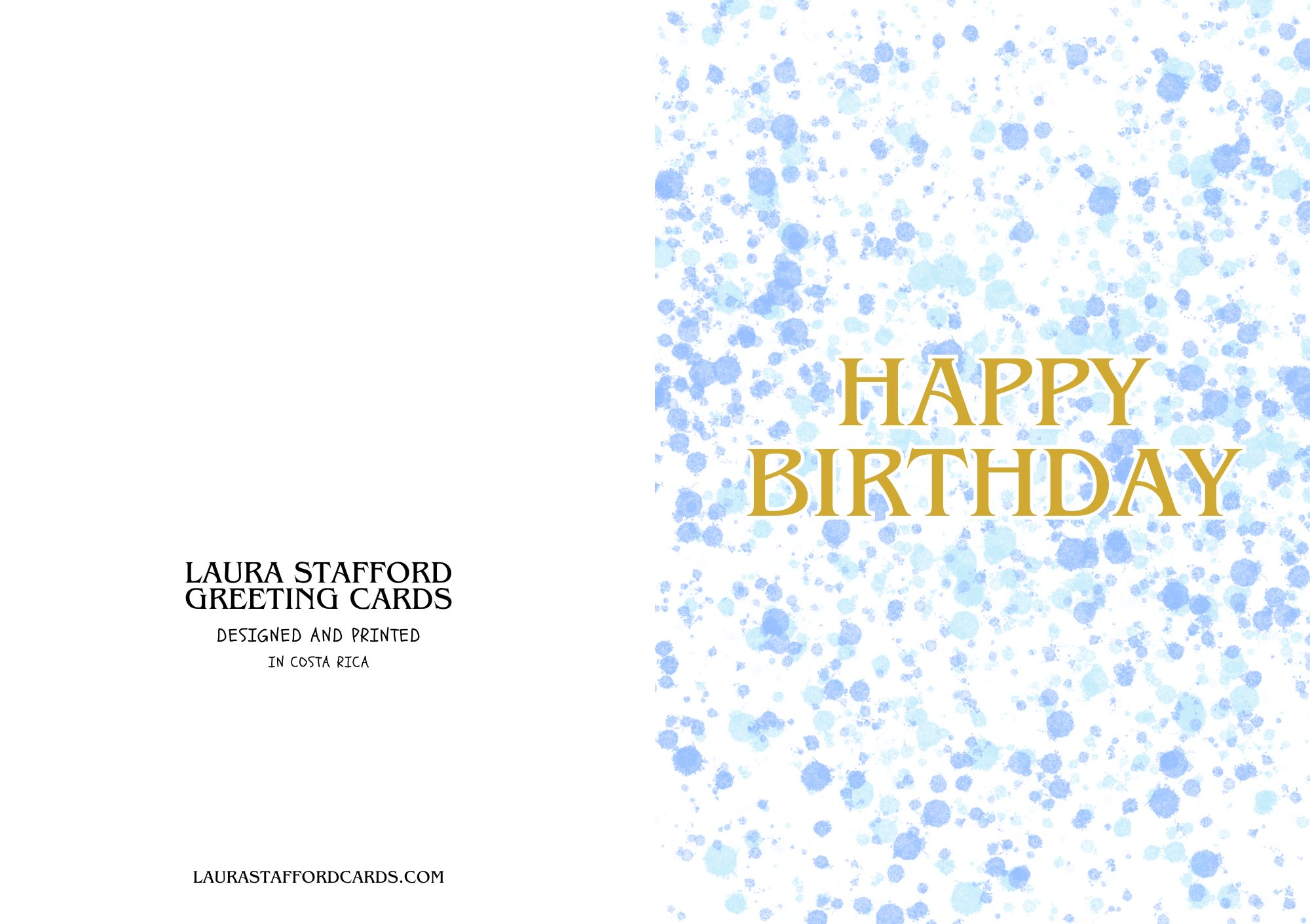 Happy Birthday — Blue Petals