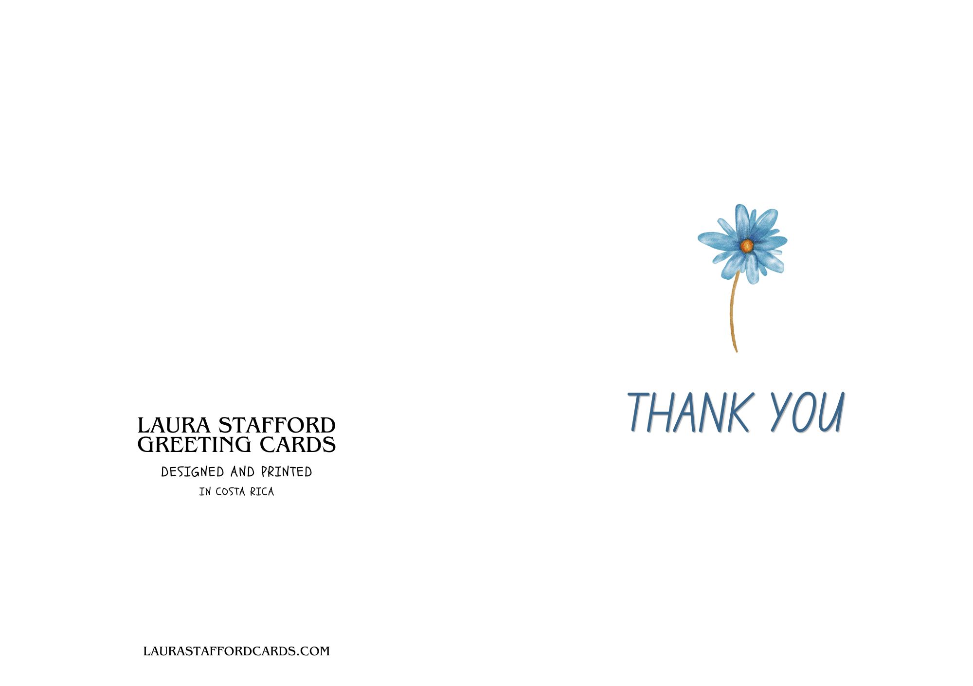 Thank You — Blue Daisy